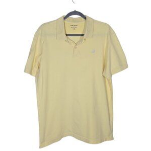 BANANA REPUBLIC MEN'S pique polos shirt yellow Size  Large